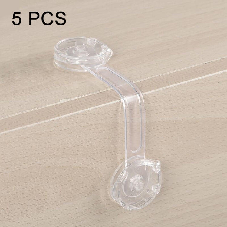 Children Drawer Anti-opening Cabinet Door Refrigerator Safety Lock, 10 PCS/Pack, Pair Lock 10 PCS/Pack, 5 PCS/Pack, Pair Lock 5 PCS/Pack, 5 PCS Transparent +5 Pair Lock