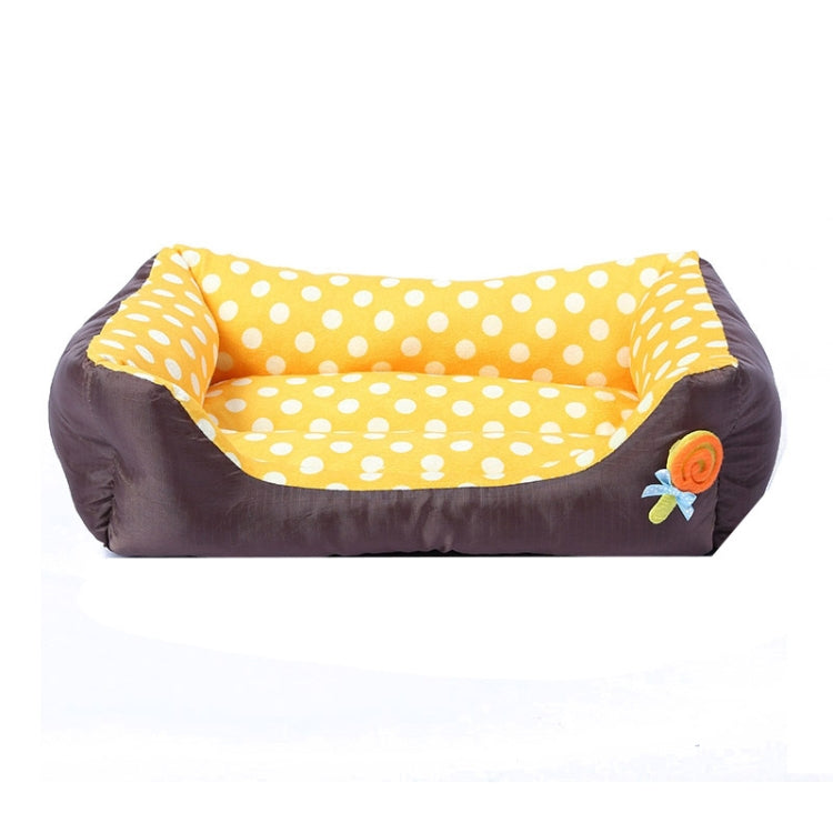 Cartoon Pet Kennel Square Cushion For Small And Medium Pet