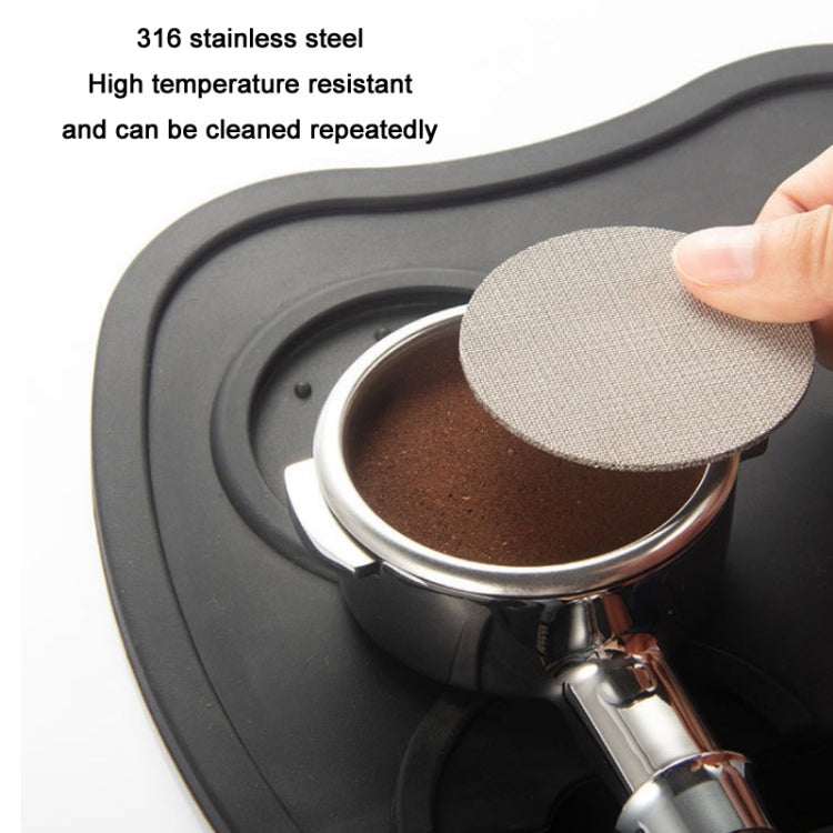 Stainless Steel Sintered Sheet Coffee Splash Filter, Size: 58mm x 1.7mm