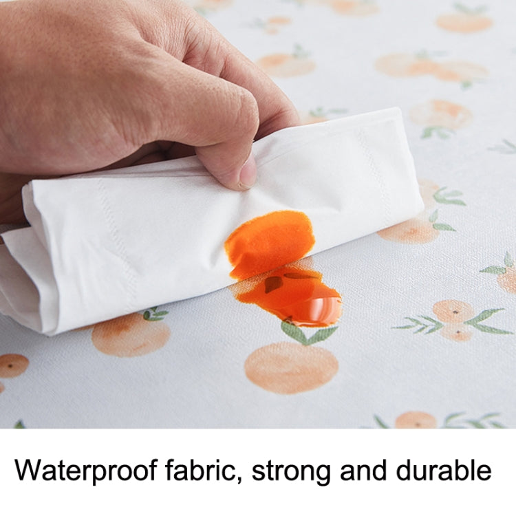 Rural Farm PVC Paper Waterproof Oil Wash Desktop Table Cloth