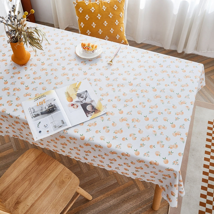 Rural Farm PVC Paper Waterproof Oil Wash Desktop Table Cloth