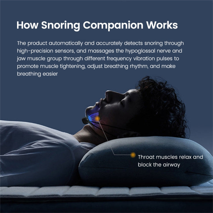 Smart Anti Snoring Device EMS Pulse Snoring Stop Effective Solution Snore Sleep Aid