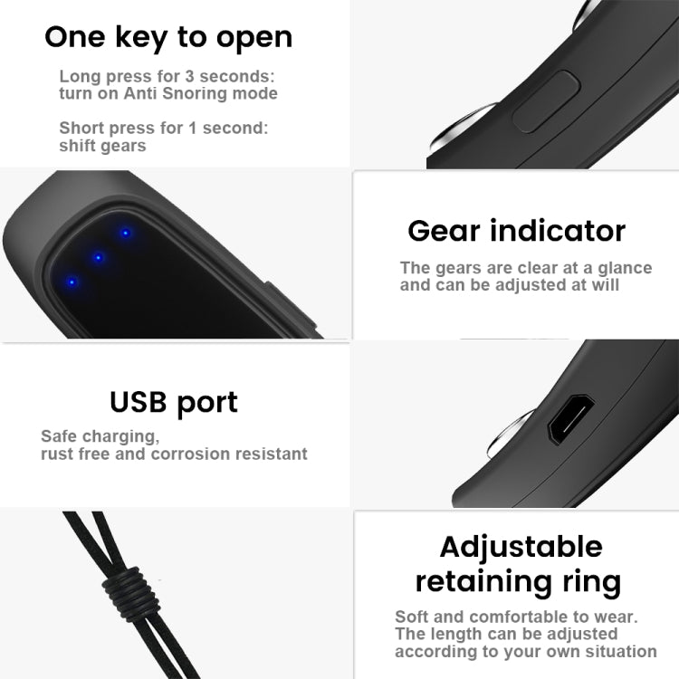 Smart Anti Snoring Device EMS Pulse Snoring Stop Effective Solution Snore Sleep Aid