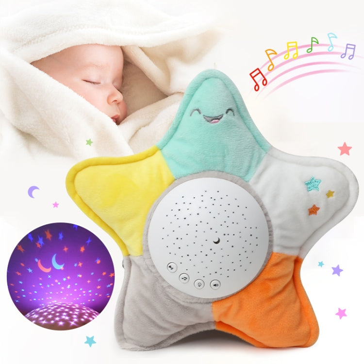 Kids Soft Toys Stuffed Plush Toys With Music & Stars Projector Light