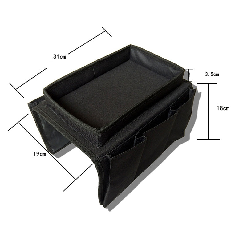 SF001 Oxford Cloth Sofa Armrest Hang Bag Household Storage Bag