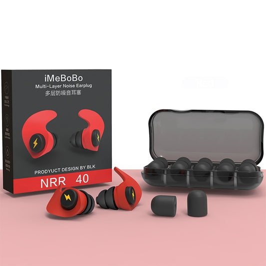 Anti-noise Sleep Earplugs Soundproof Earplugs, Red, Blue, Black