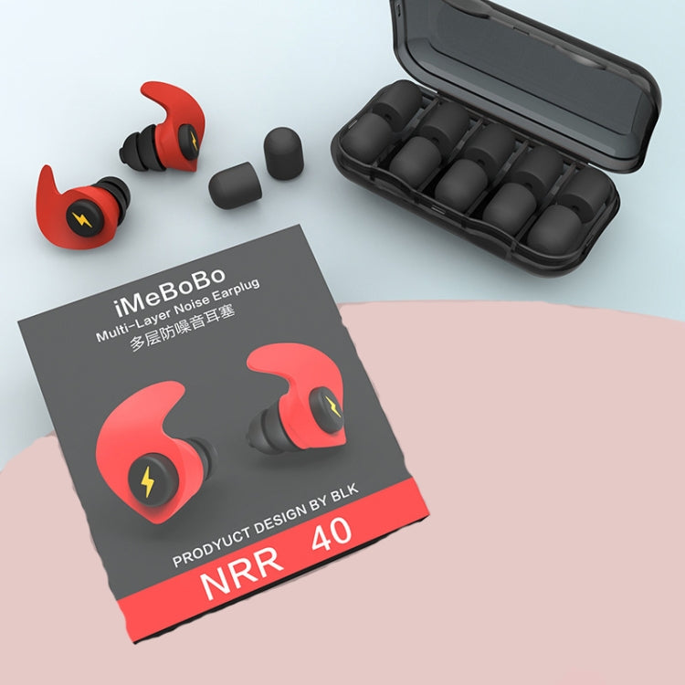 Anti-noise Sleep Earplugs Soundproof Earplugs, Red, Blue, Black