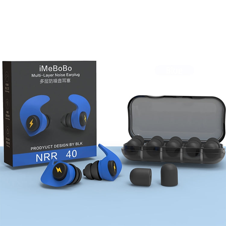 Anti-noise Sleep Earplugs Soundproof Earplugs, Red, Blue, Black