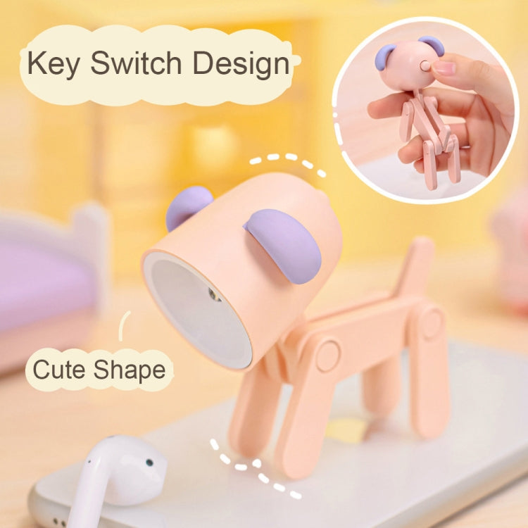 TL-23 LED Mini Foldable Cartoon Desk Lamp Home Pet Shape Decoration Table Lamp, Spec: