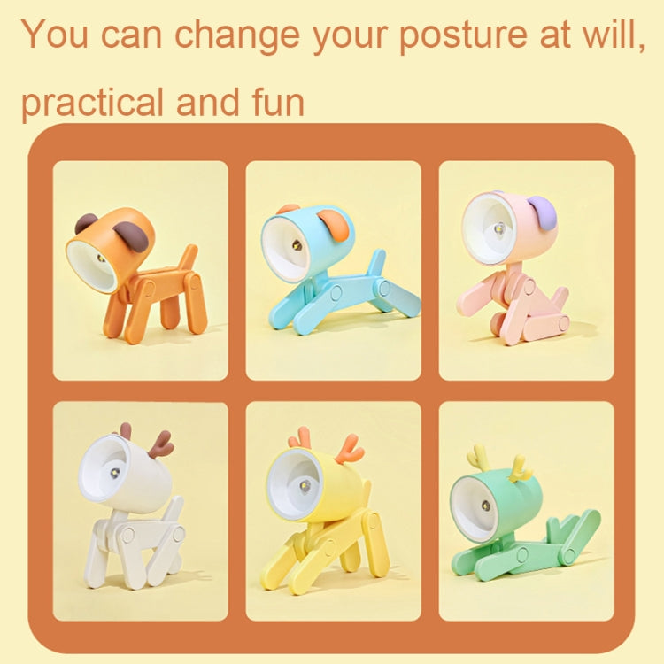 TL-23 LED Mini Foldable Cartoon Desk Lamp Home Pet Shape Decoration Table Lamp, Spec: