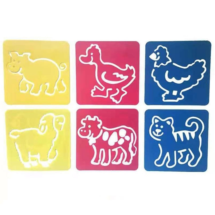 Children DIY Drawing Stencil Colorful Hollow Copy Board, H-01, H-02, H-03, H-04, H-05, H-06, H-07, H-08, H-09, H-10, H-11, H-12, H-13, H-14, H-15, H-16, H-17, H-18