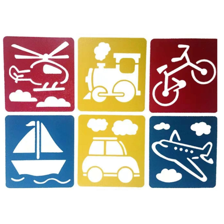 Children DIY Drawing Stencil Colorful Hollow Copy Board, H-01, H-02, H-03, H-04, H-05, H-06, H-07, H-08, H-09, H-10, H-11, H-12, H-13, H-14, H-15, H-16, H-17, H-18