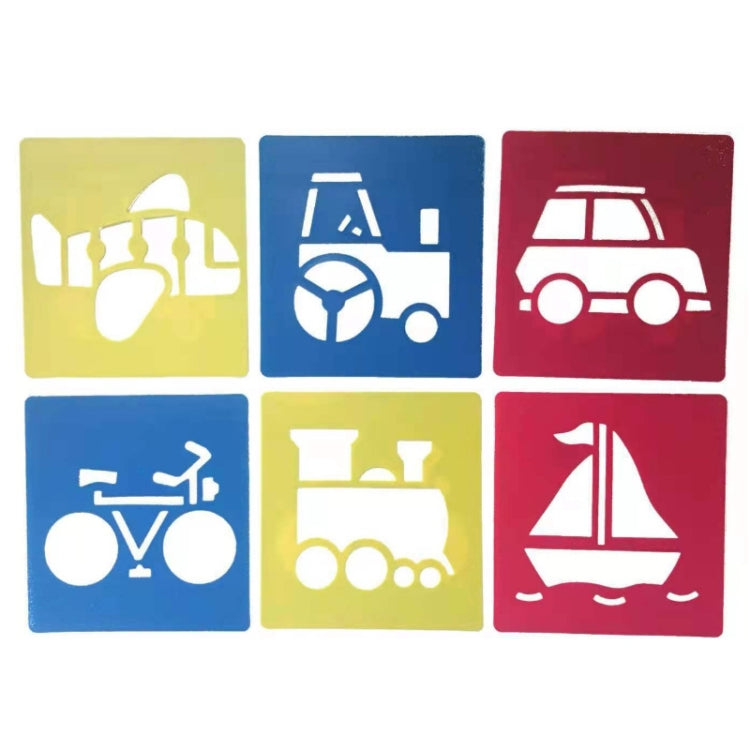 Children DIY Drawing Stencil Colorful Hollow Copy Board, H-01, H-02, H-03, H-04, H-05, H-06, H-07, H-08, H-09, H-10, H-11, H-12, H-13, H-14, H-15, H-16, H-17, H-18