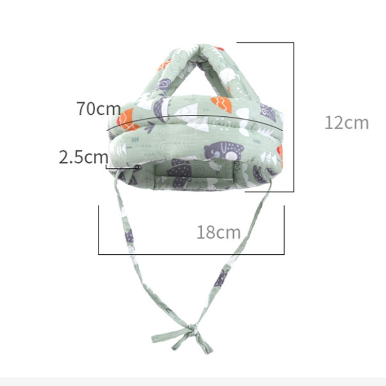 Baby Breathable Anti-fall Head Protective Cap Baby Protective Cap Toddler Bumper Cap, Spec: