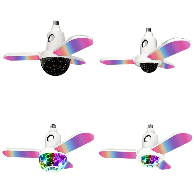ZSCPH-001 40W Multifunctional Bluetooth RGB Colorful Three-Leaf Music Atmosphere Light, Size:
