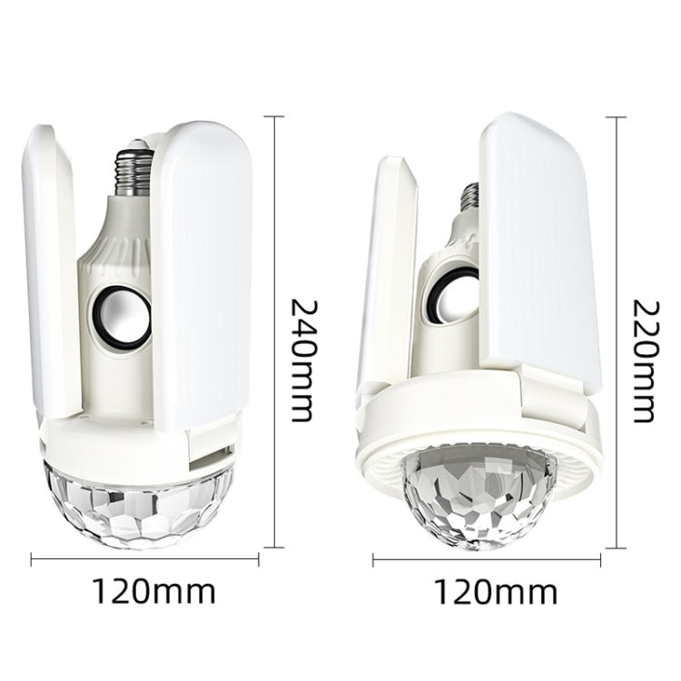 ZSCPH-001 40W Multifunctional Bluetooth RGB Colorful Three-Leaf Music Atmosphere Light, Size: