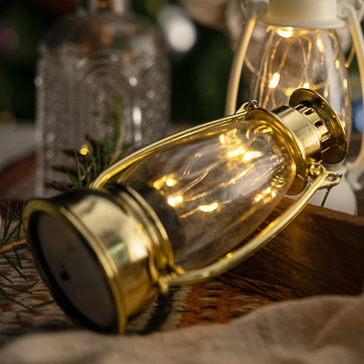 Retro Lantern Table Decoration Christmas Scene Decoration Simulation Oil Lamp