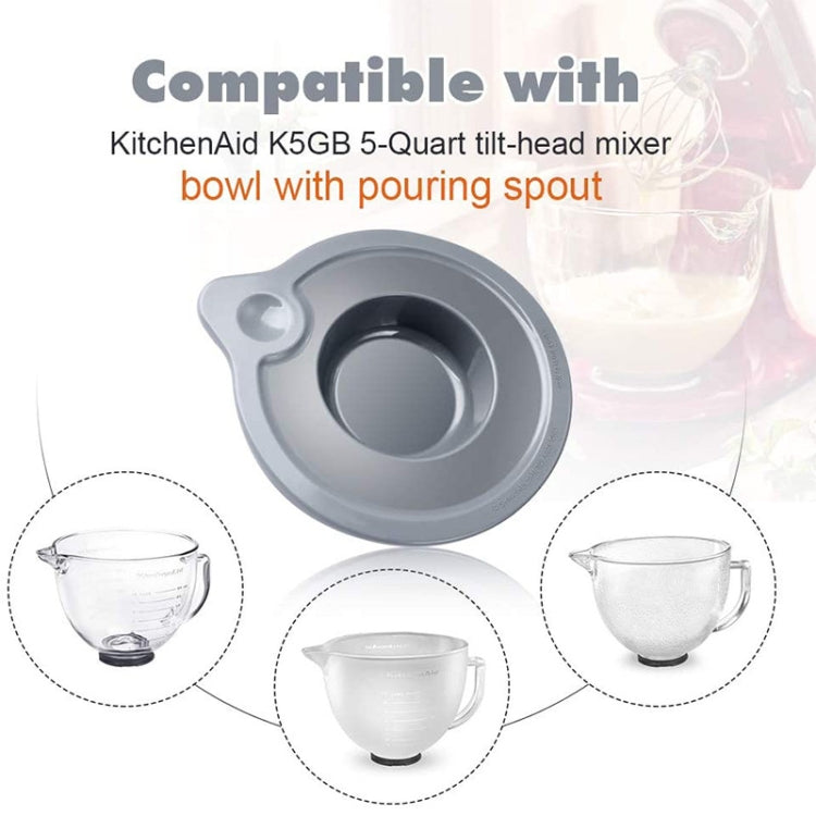 KA-T5 For KitchenAid K5GB 5QT Tilt Head Stand Mixer Glass Bowl Seal Lid