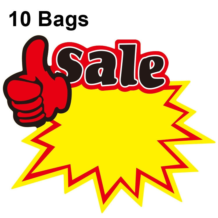 10 bags 21x15cm Explosion Sticker Product Price Tag Supermarket Price Label