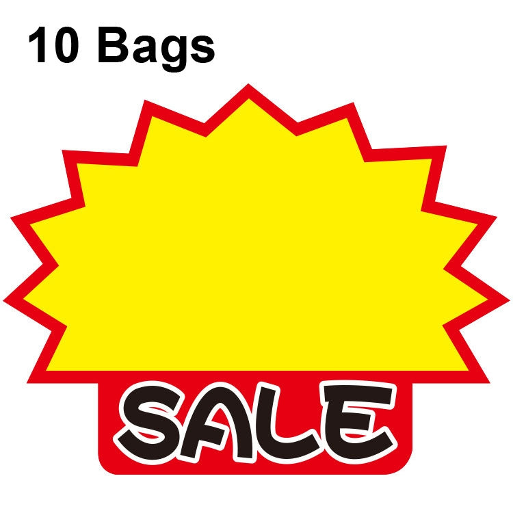 10 bags 21x15cm Explosion Sticker Product Price Tag Supermarket Price Label
