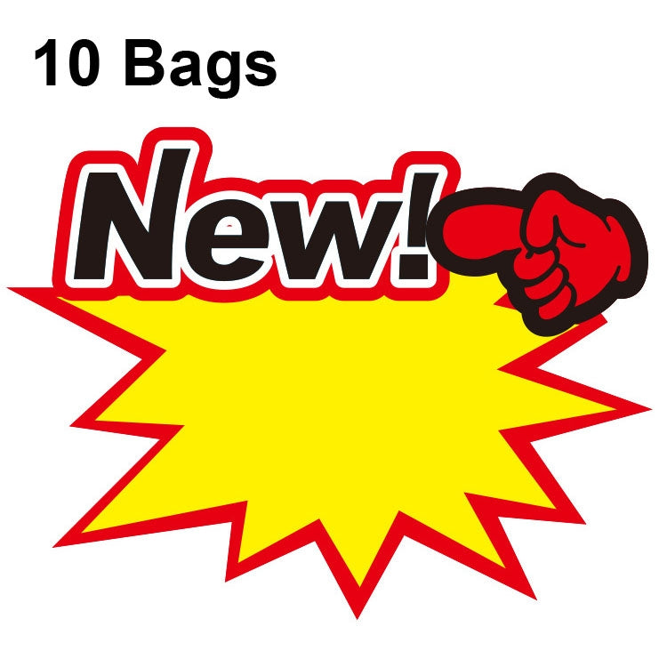 10 bags 21x15cm Explosion Sticker Product Price Tag Supermarket Price Label