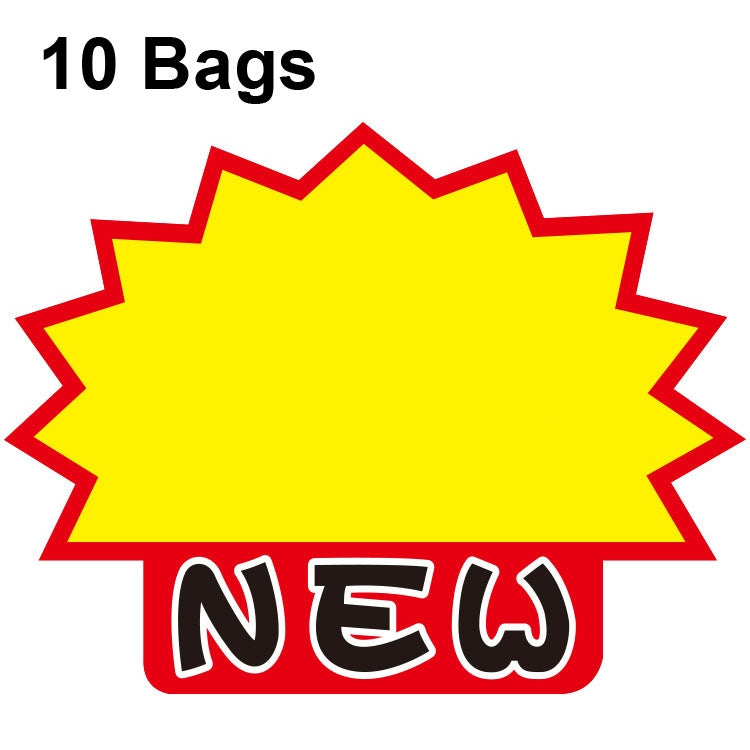 10 bags 18x14cm Explosion Sticker Product Price Tag Supermarket Price Label