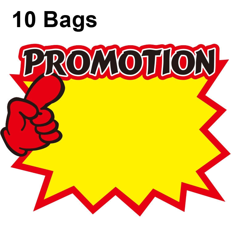 10 bags 18x14cm Explosion Sticker Product Price Tag Supermarket Price Label