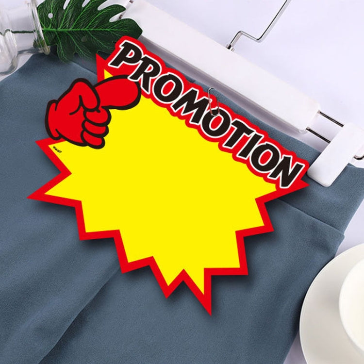 10 bags 9x7cm Explosion Sticker Product Price Tag Supermarket Price Label