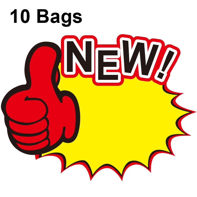 10 bags 9x7cm Explosion Sticker Product Price Tag Supermarket Price Label