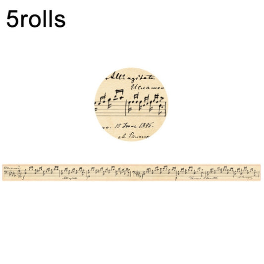 Retro Washi Tape for Journal Scrapbooking Diary Planners, Color: Newspaper Material