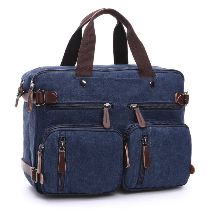 Casual Canvas Three-Purpose Business Briefcase Computer Bag