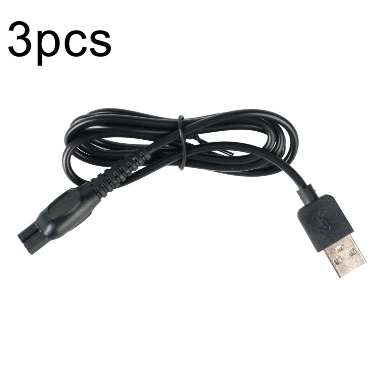 3pcs HQ850 5V USB Charging Cable For PHILIPS Shavers HQ912/914/906/909/916