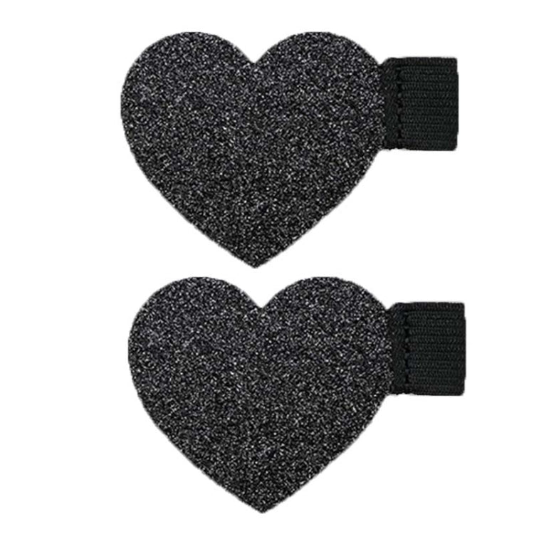 2pcs Mini Self-Adhesive Love Pen Holder PU Pen Clip Elastic Band Pen Insert