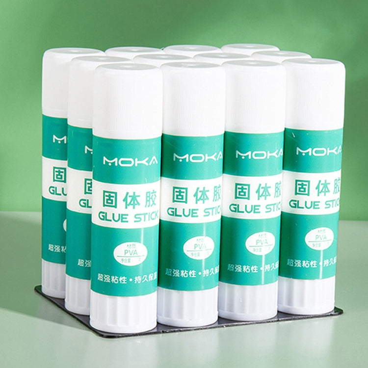 12pcs 15g MOKA Solid Glue Student Stationery Children Handmade Solid Glue Stick