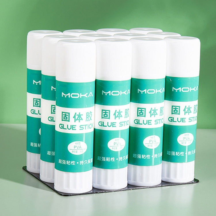 12pcs 15g MOKA Solid Glue Student Stationery Children Handmade Solid Glue Stick