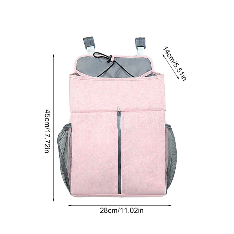 Baby Bed Organizer Newborn Crib Diaper Storage Hanging Bags Bedside Shelf Bag