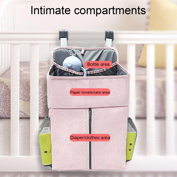 Baby Bed Organizer Newborn Crib Diaper Storage Hanging Bags Bedside Shelf Bag