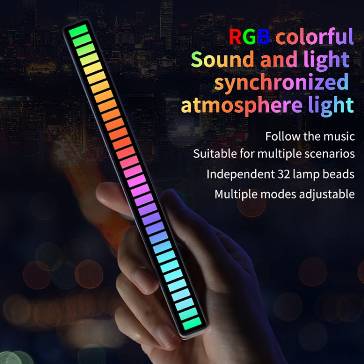 RGB Sound-controlled Rhythmic Response Lights Music Ambient LED Pick-up Lights