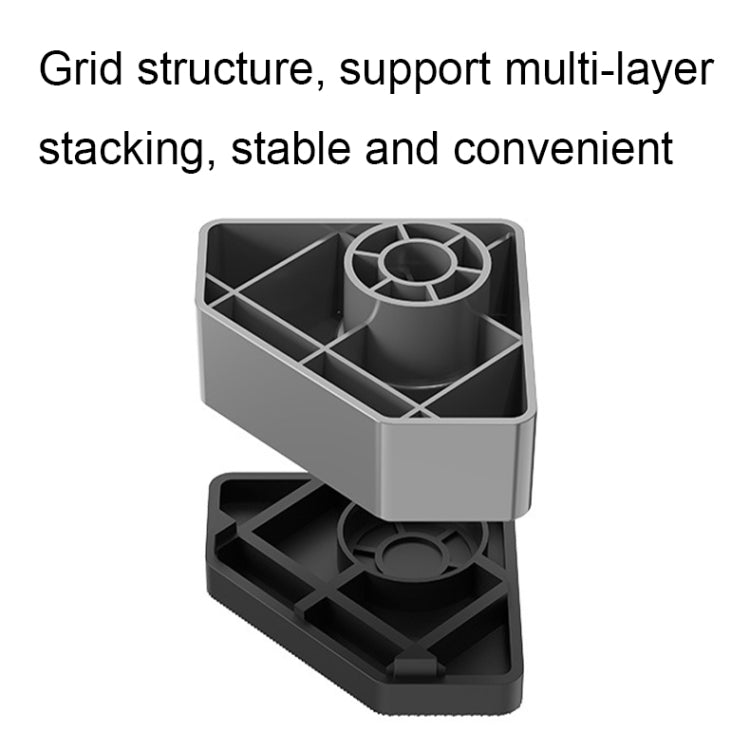 BS-XYJJD Household Washing Machine Refrigerator Non-slip Shock-absorbing Floor Mat