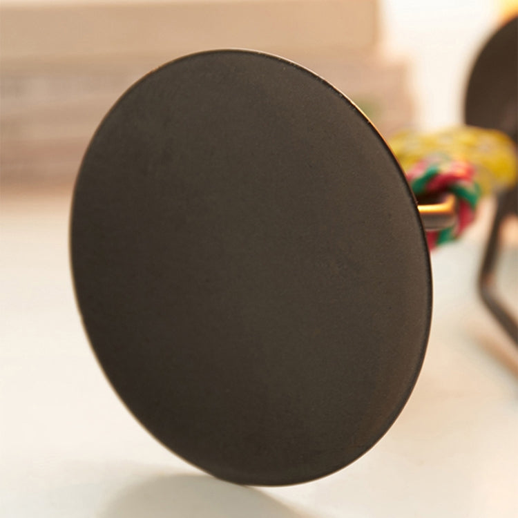 Retro Wrought Iron Man-shaped Candlestick Ornament Restaurant Table Decoration Props