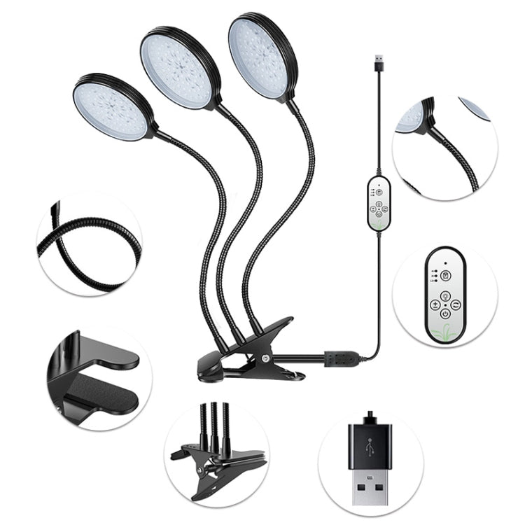 LED Plant Growth Light USB Remote Control Timing Fill Light