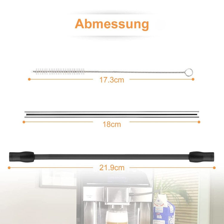 For Bosch VeroAroma / Siemens EQ.6 Series Coffee Machine Milk Pipe and Cleaning Brush Set