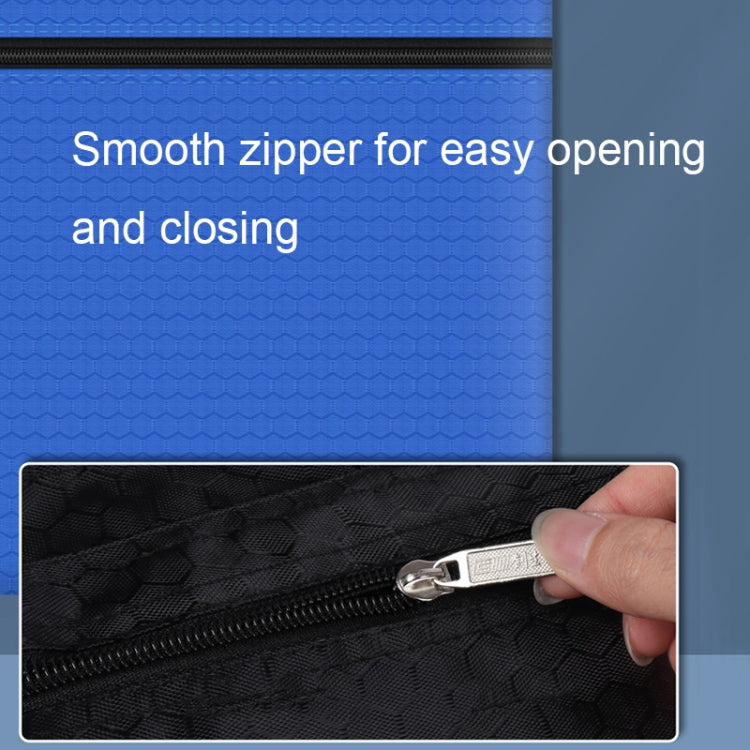 A3-8133 Large-capacity Handheld Zipper File Bag Oxford Cloth Waterproof Art Storage Bag