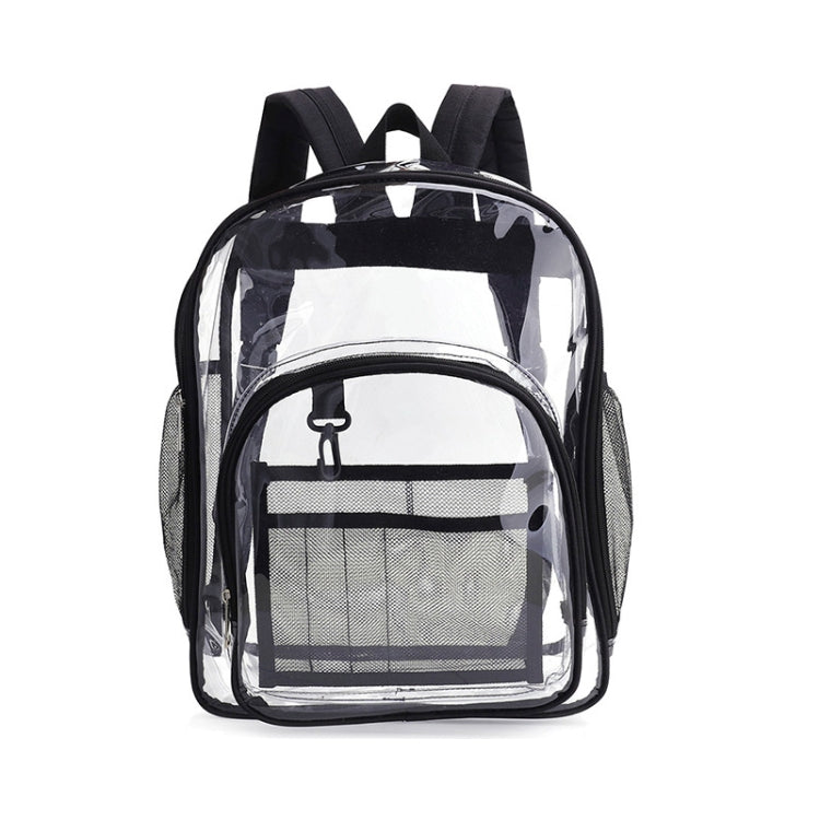 PVC Transparent Waterproof Backpack Student School Bag