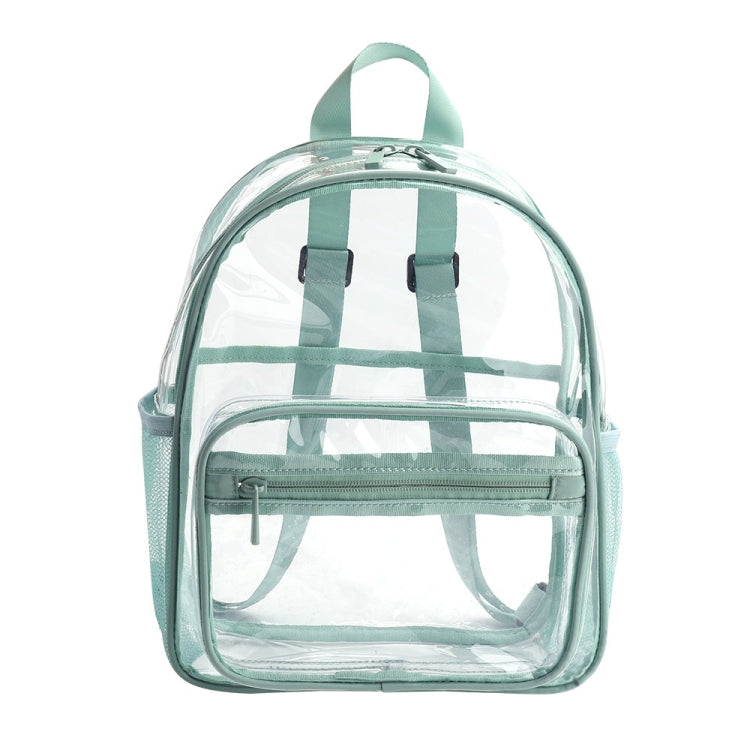 PVC Transparent Waterproof Backpack Student School Bag