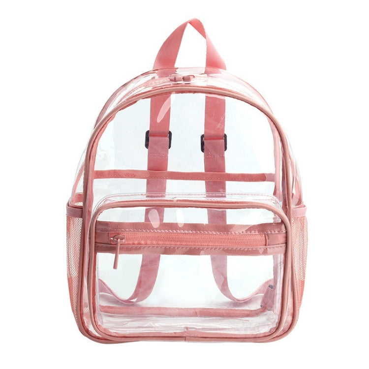 PVC Transparent Waterproof Backpack Student School Bag