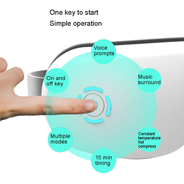 A216 Intelligent Wireless Eye Massage Instrument Pneumatic Vibration Hot Compress Eye Care Instrument