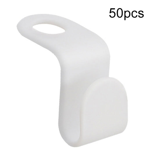 50pcs Hanger Connecting Hooks Household Superimposed Hooks