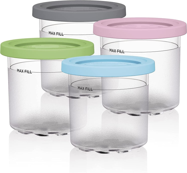 For Ninja NC299AMZ NC300 Ice Cream Storage Containers with Lids