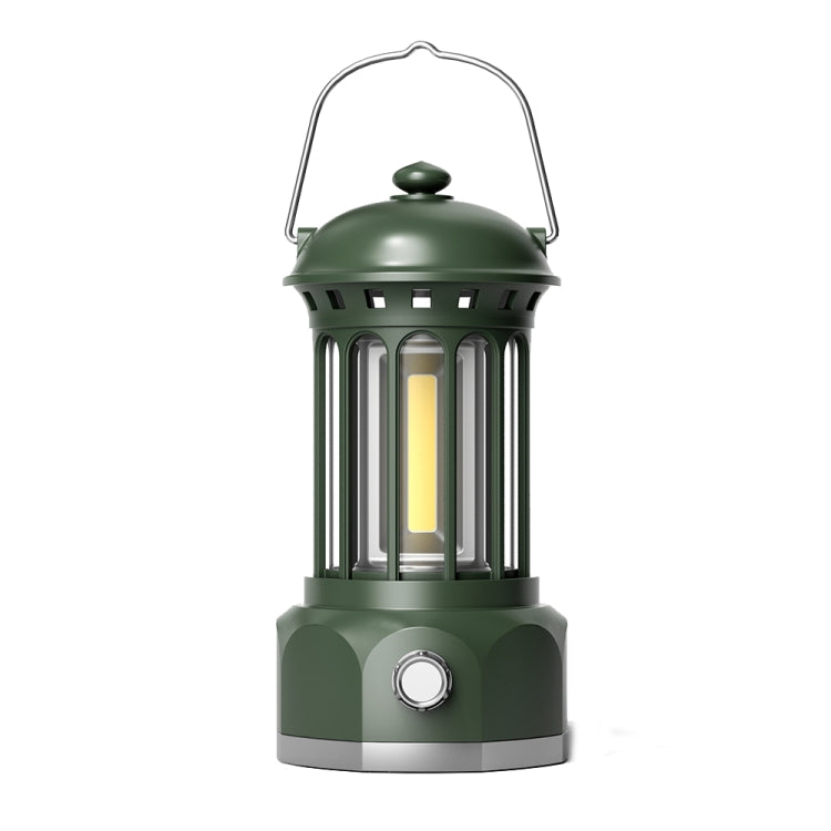 Battery Model COB Portable Outdoor Camping Lamp Atmosphere Tent Lamp Retro Lamp, Battery Small Green, Battery Small Black, Battery Small Beige, Battery Small Red, Battery Large Beige, Battery Large Black, Battery Large Green, Battery Large Red